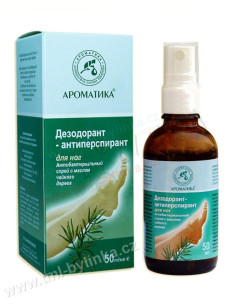 Deodorant-antiperspirant sprej na nohy s olejem čajového dřeva 50ml