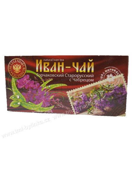 Teavit: Kurilský čaj "Ivan-čaj" staroruský s tymiánem 20x1,5g