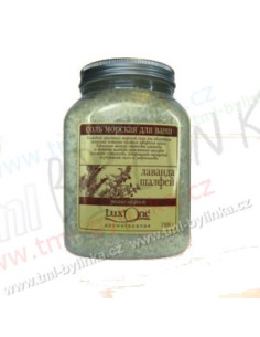 LUX ONE: Mořská sůl do koupele RELAX-EFEKT (levandule+šalvěj) 1300g 